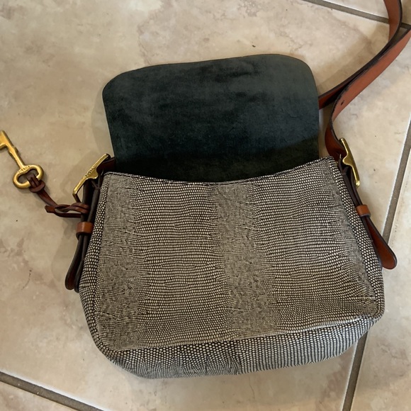 Fossil Harper Small Saddle Leather Crossbody - Picture 7 of 16